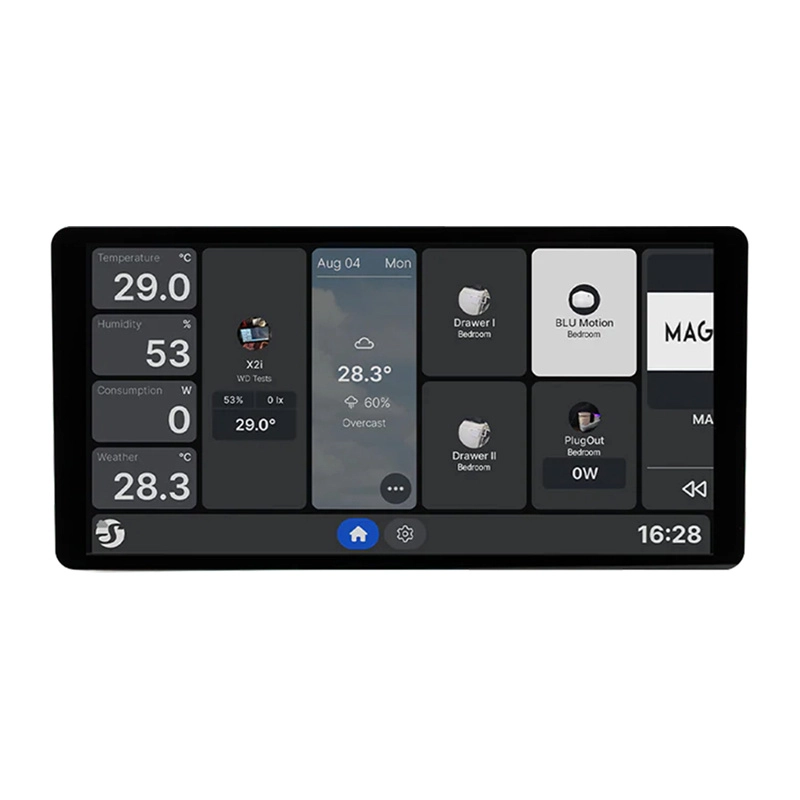 Shelly Wall Display X2i Silber WLAN