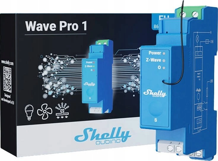 Shelly Qubino Single Channel Relay Wave