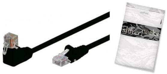 Shiverpeaks Patchkab cat6 S/FTP Winkel-gerade schwarz
