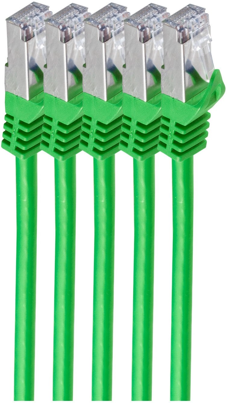 Shiverpeaks BS75511-0.25G-SET5 networking cable Green