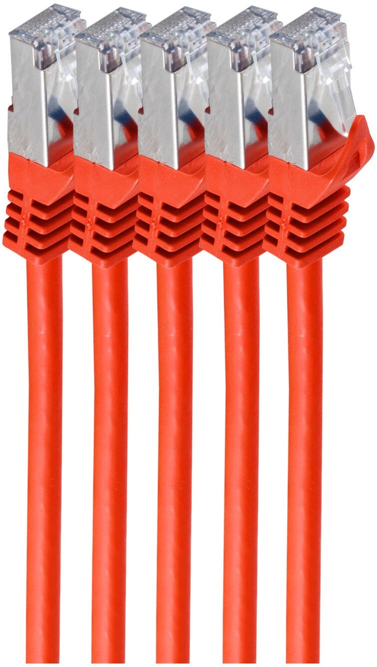 Shiverpeaks BS75512-R-SET5 networking cable Red 2