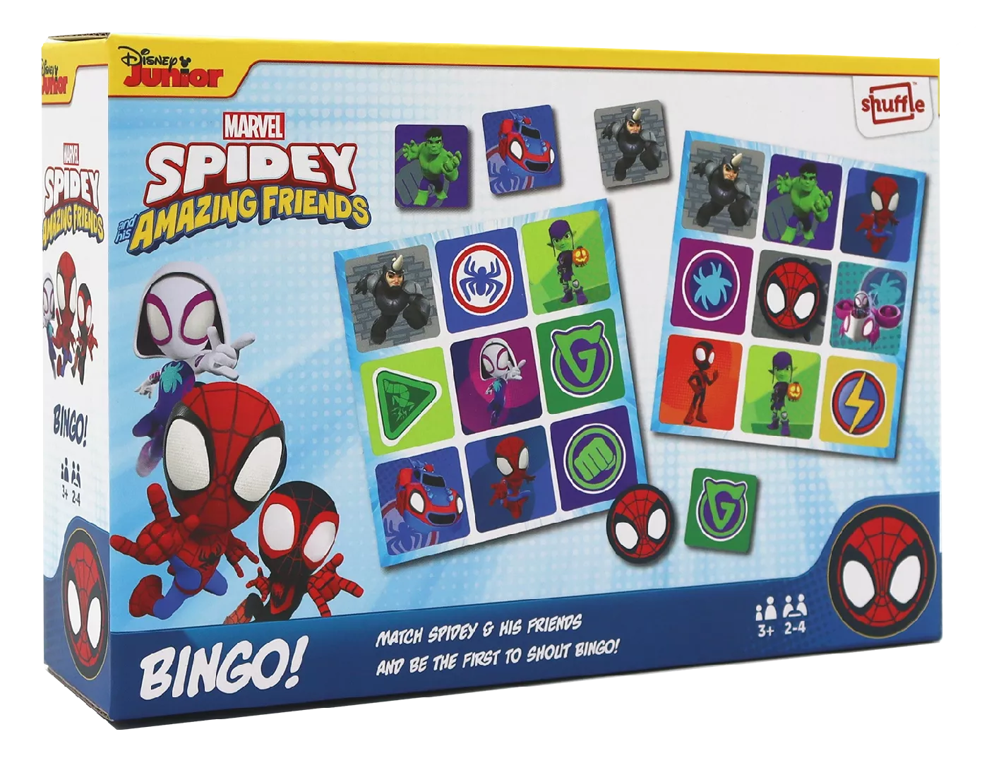 Shuffle Spidey  Amazing Friends - Bingo
