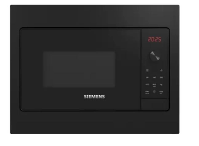 Siemens iQ300 BF523LMB3 mikroviļņu krāsns Melns, Nerūsējošs tērauds Solo mikrovilnis Iebūvēts 20 L 800 W