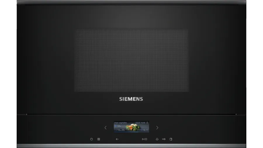 Siemens iQ700 BF722L1B1 microwave Black Solo