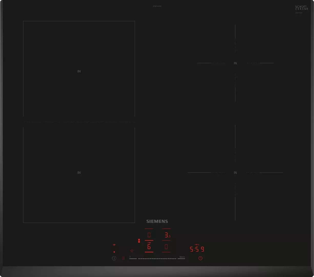 Siemens iQ500 ED651HSB1E hob Black Built-in