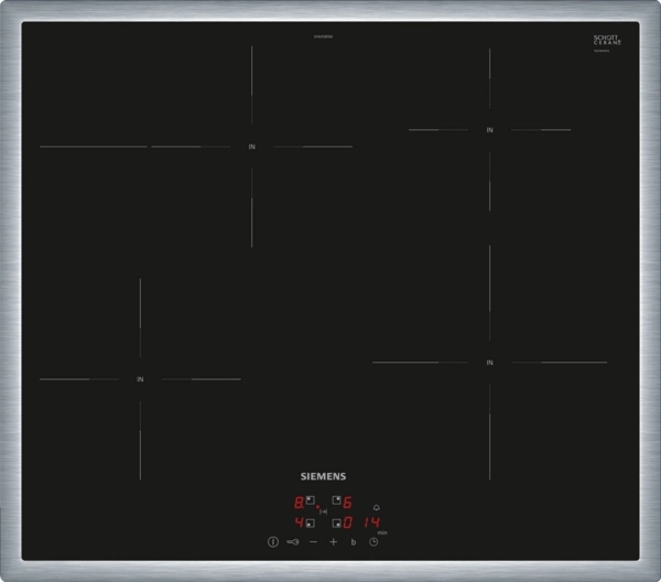 Siemens iQ300 EH645BFB6E hob Black  Stainless