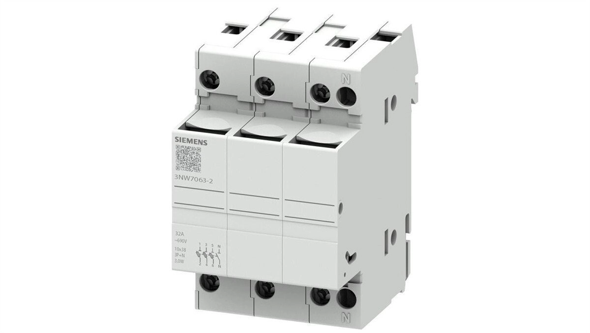 Siemens Fuse base for cylindrical inserts
