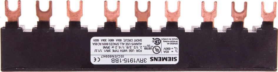 Siemens 3P spade busbar 9 mod