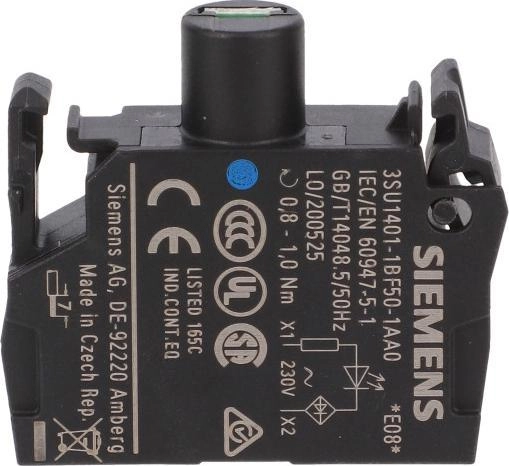 Siemens 3SU1401-1BF50-1AA0 electrical switch accessory LED