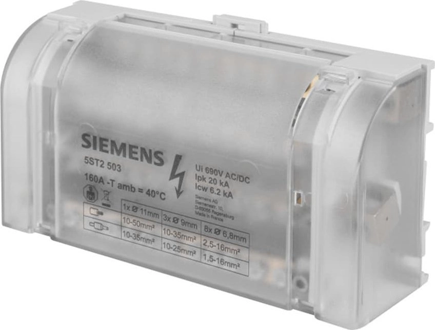 Siemens Blok rozdzielczy 160A 4P 500V