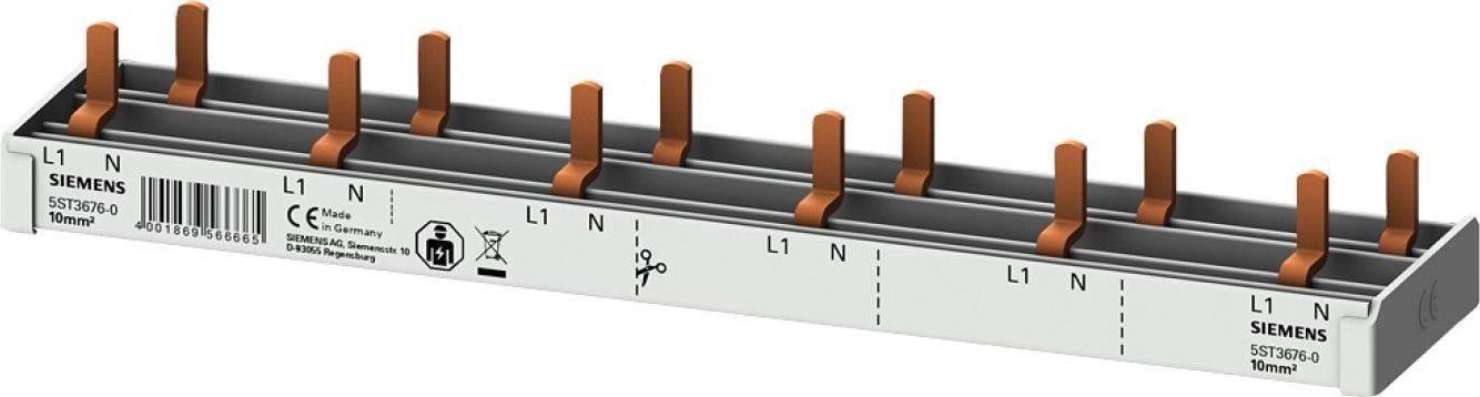 Siemens Switching bus 1P+N 10mm2 pin