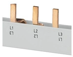 Comb busbar 10qmm 3x1-phase+HS length 214mm