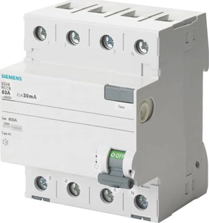 Siemens 5SV4444 RCCB 40A 4 Pole