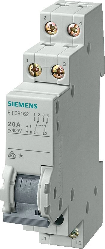 Siemens Przełącznik modułowy kontrolny 2-pozycyjny (I-II)