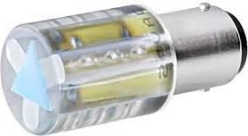 Siemens LED BA15d 24V AC/DC green