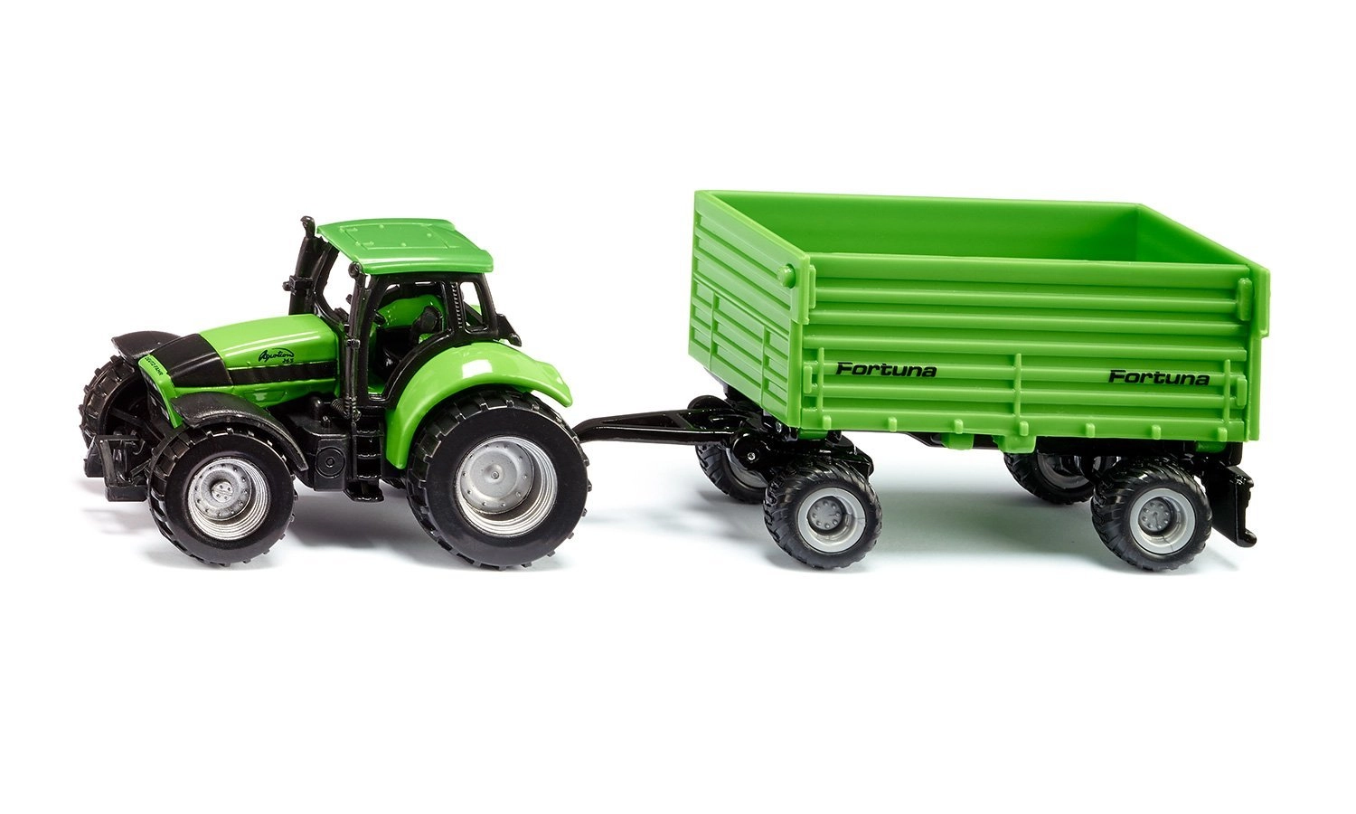 Siku DEUTZ-FAHR with Fortuna 4-wheel-trailer 4006874016068