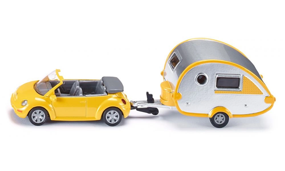 Siku Car with trailer caravan 1629