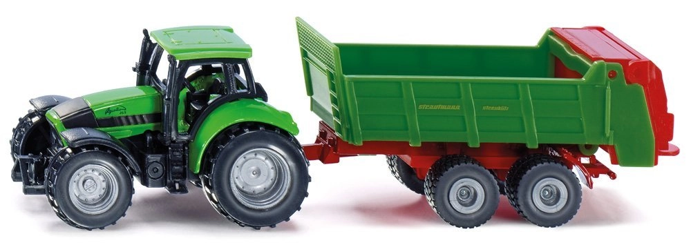 Siku Tractor with universal manure spreader