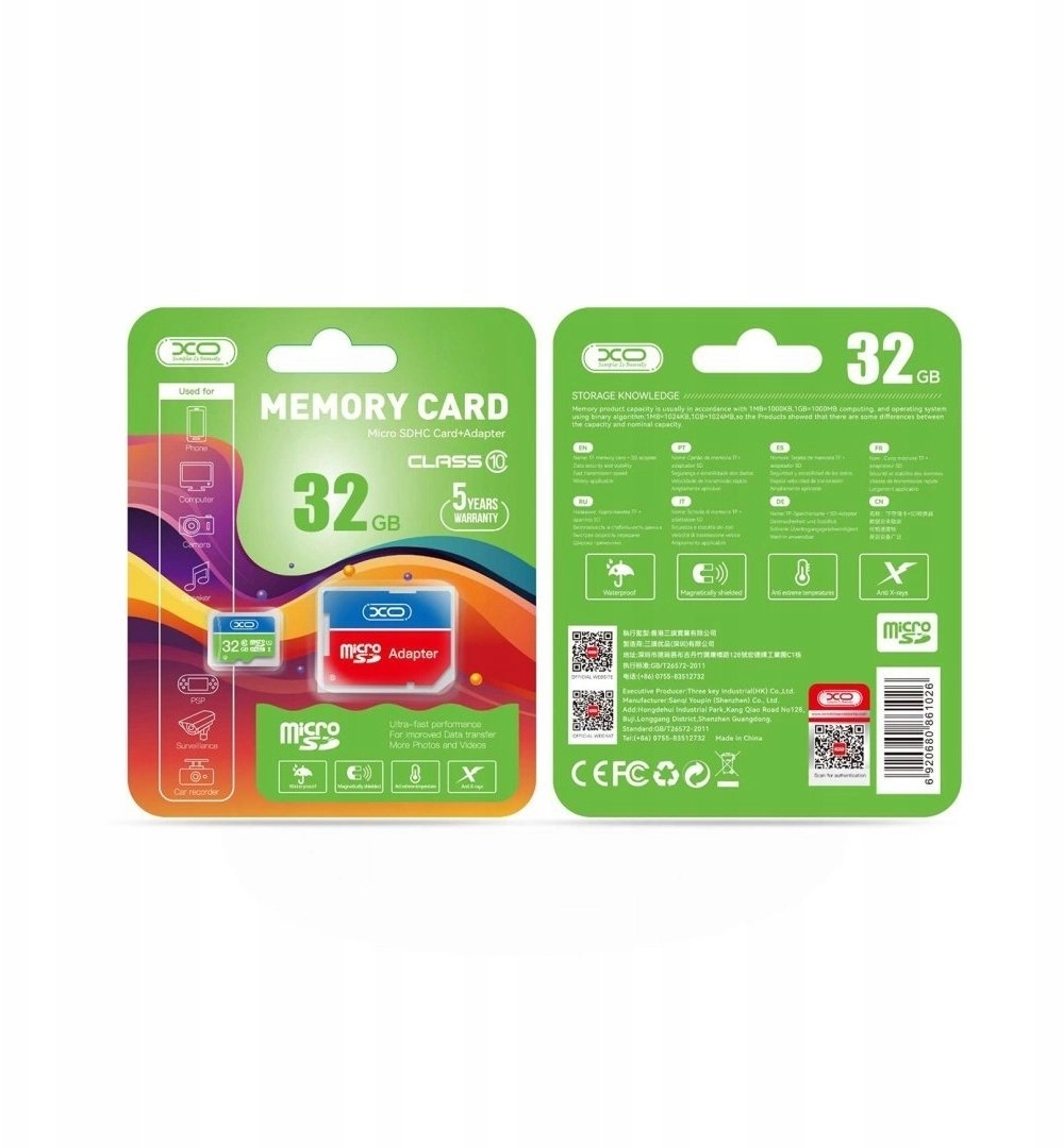 Silicon Power XO card  32GB microSDHC