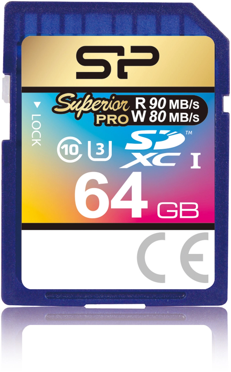 Silicon Power SDXC 64GB SP064GBSDXCU3V10 4712702634389