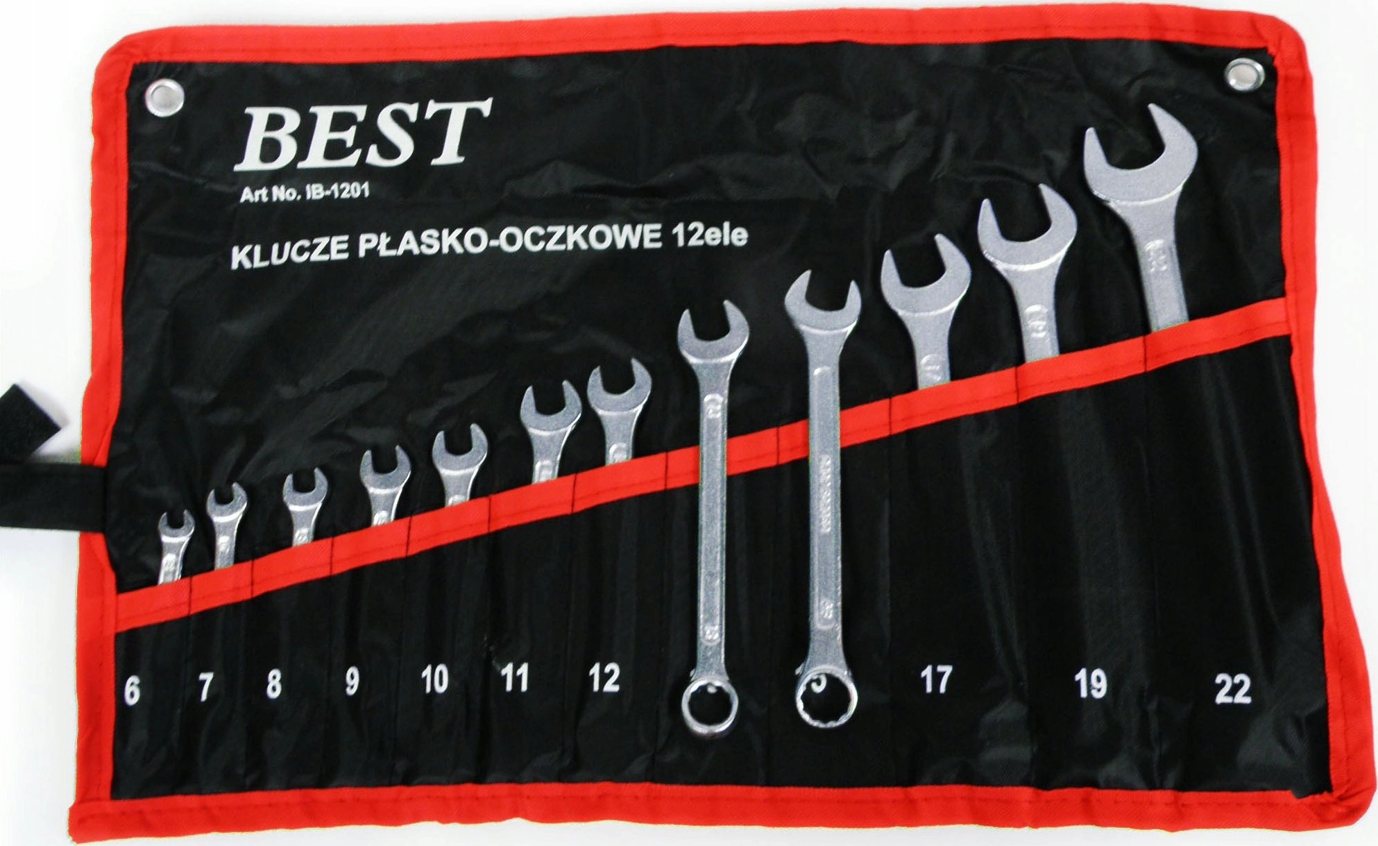 Silver COMBINATION WRENCH 12 pcs. /SILVER
