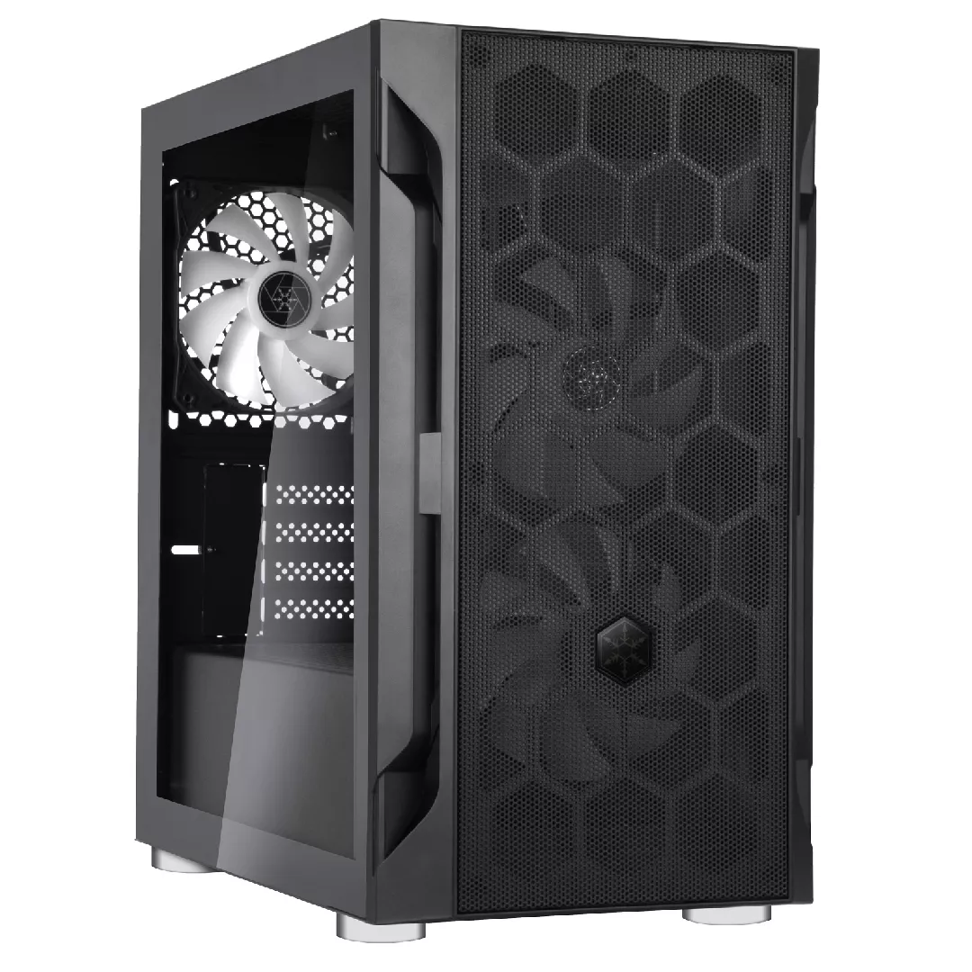 Silverstone FARA H1M PRO Micro Tower melns