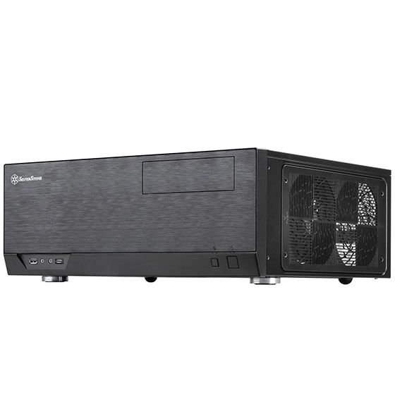 Silverstone GD09B-C HTPC melns