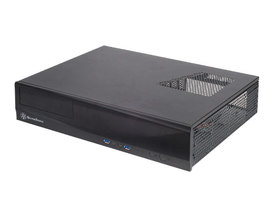 Silverstone ML03 HTPC Melns