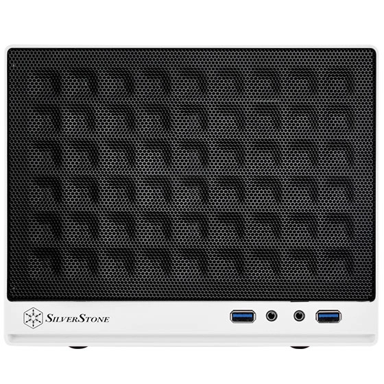 Silverstone SG13 Mini Tower Melns, Balts