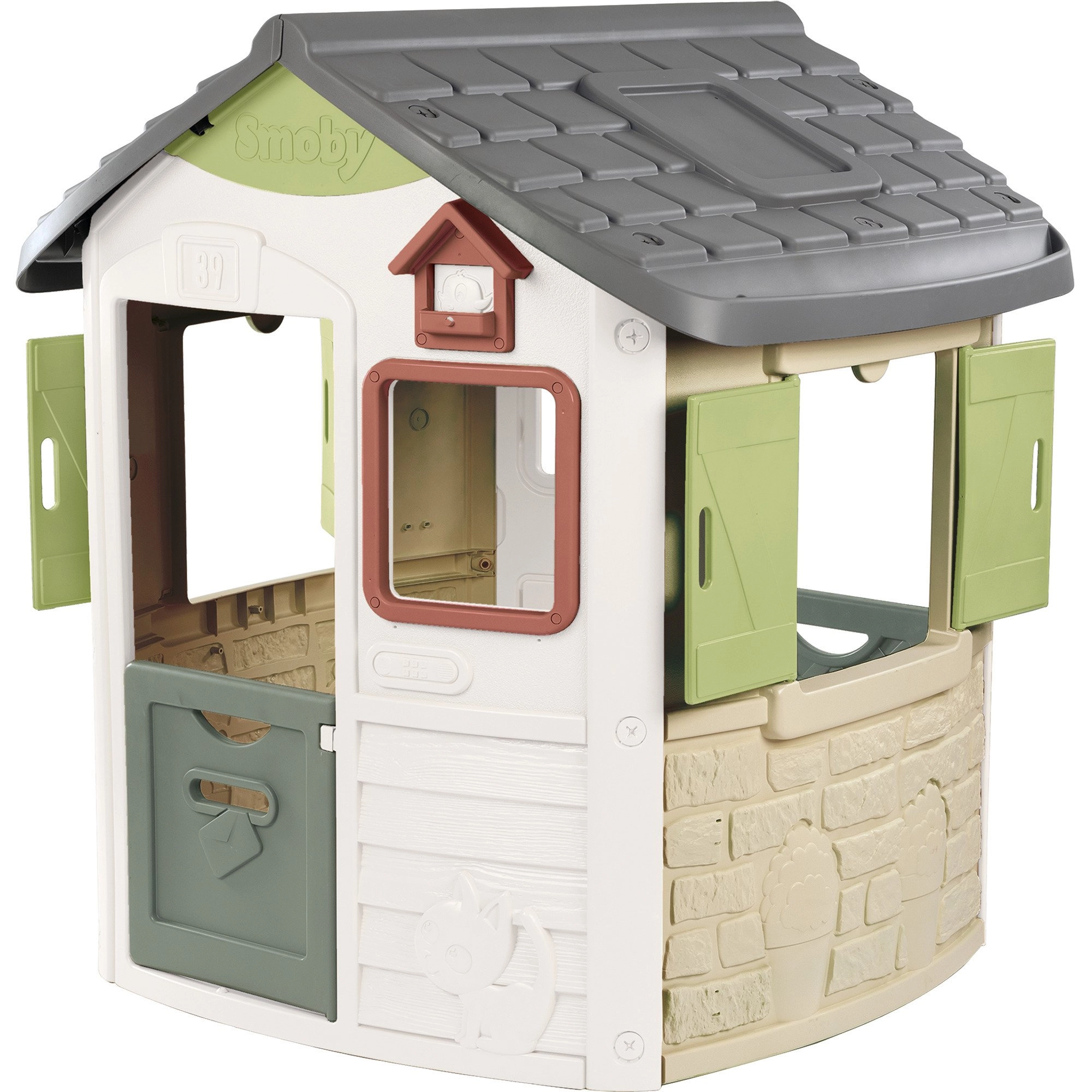 Smoby Life Playhouse Jura Lodge garden