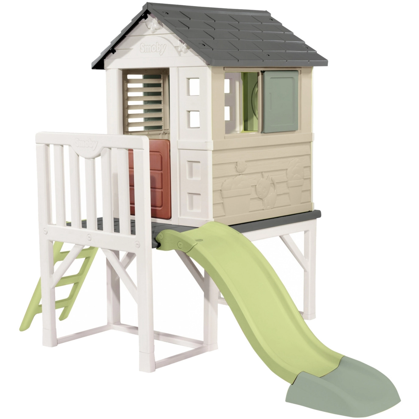 Smoby Life playhouse on stilts  garden