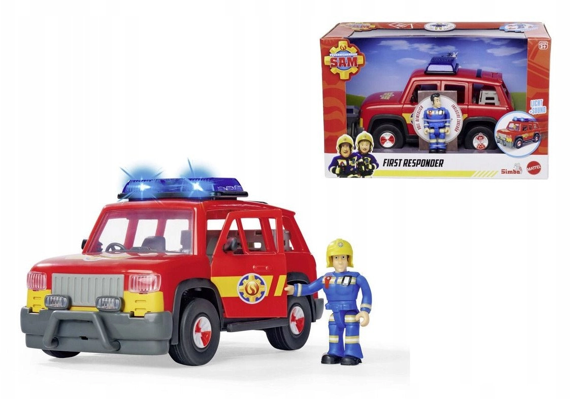 Firefighter Sam jeep 4X4 first aid