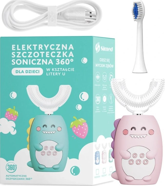 Simed 360 Pink toothbrush 5904569540852 S852