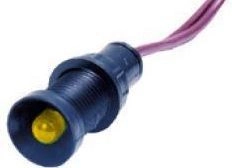 Simet Signal lamp 5mm yellow 12-24V