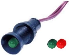 Simet Signal lamp 5mm red-green 12-24V