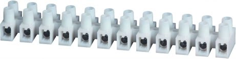 Simet 12-track threaded terminal strip 6mm2