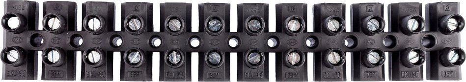 Simet Threaded terminal strip 12-track 35mm2