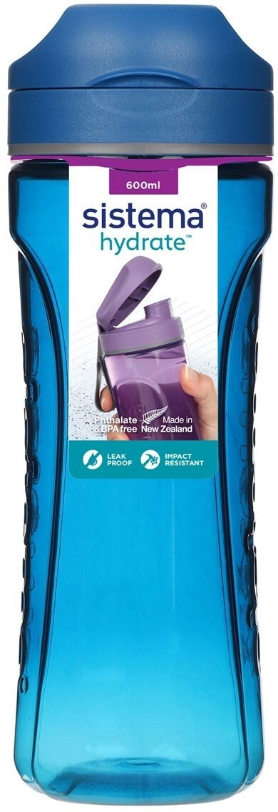 Sistema 600ml Tritan Swift Bottle Blue