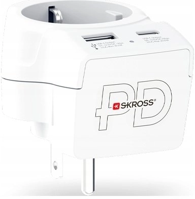 Reisiadapter Skross Europe to US USB