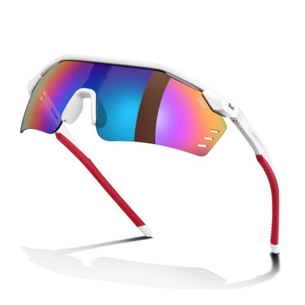SKULL PADEL sunglasses white/red SP-SG4 8721082702447