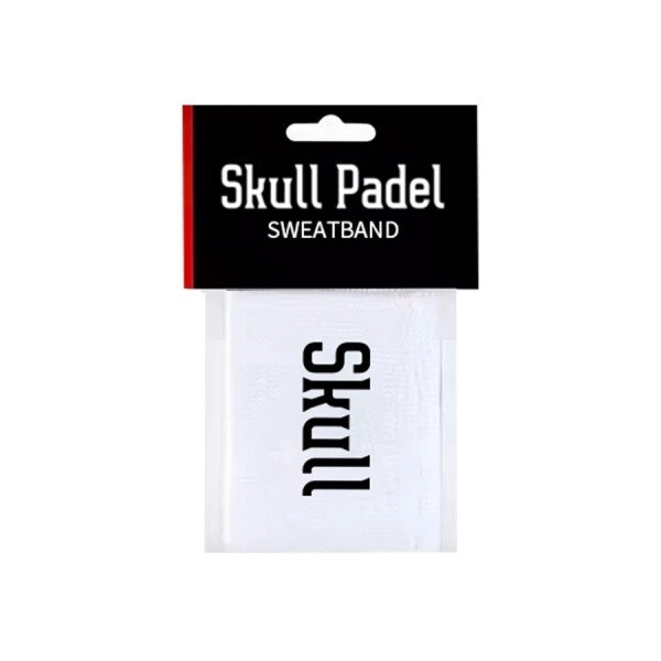 SKULL PADEL M sweat bracelet white