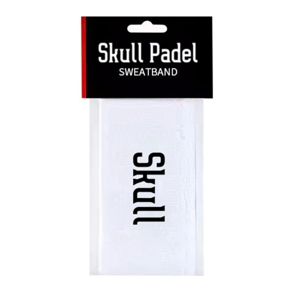 SKULL PADEL L sweat bracelet white