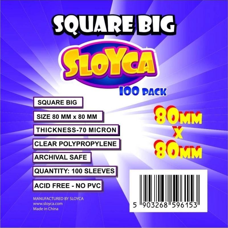 Square Big T-shirts 80x80mm (100 pcs)