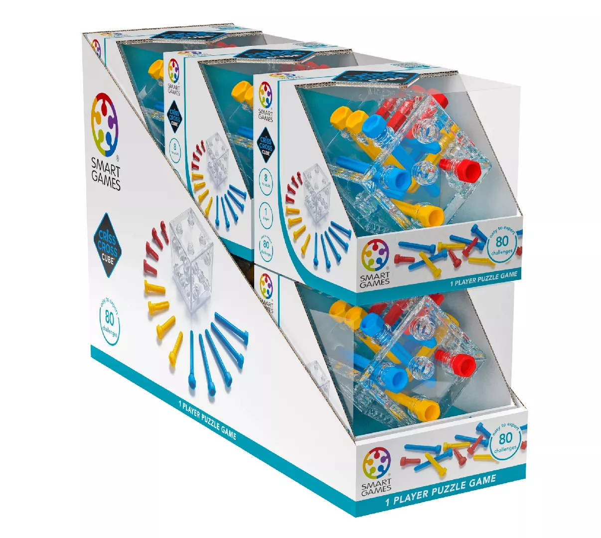 SmartGames Criss Cross Cube Box puzzle