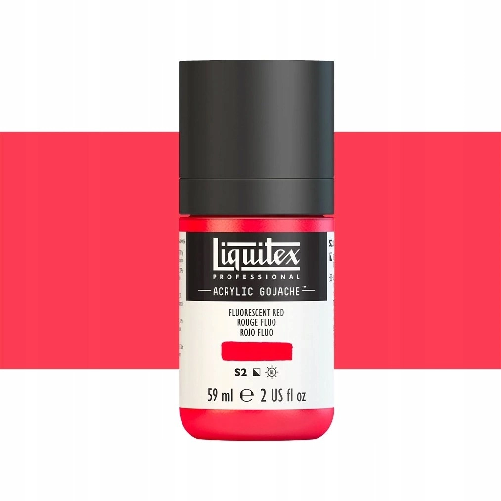 LQX Acrylic Gouache 59ml Flou red