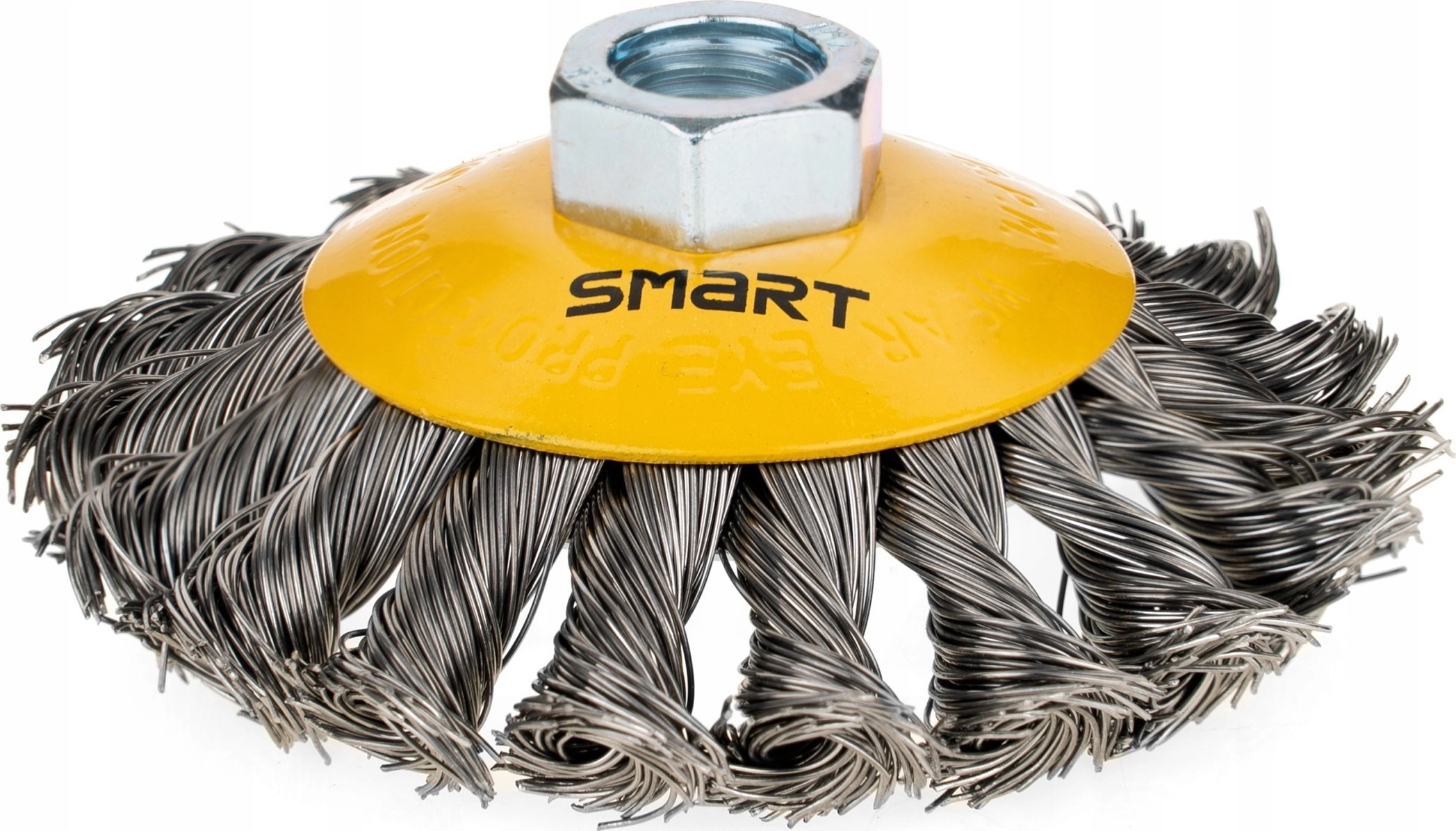 Smart szczotka druciana tarczowa pleciona 100mm