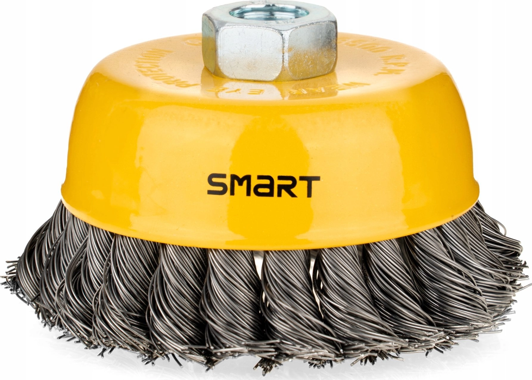 Smart szczotka druciana garnkowa 100mm  pleciona