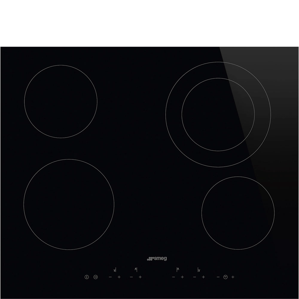 Smeg Universal SE364ETD hob Black Built-in