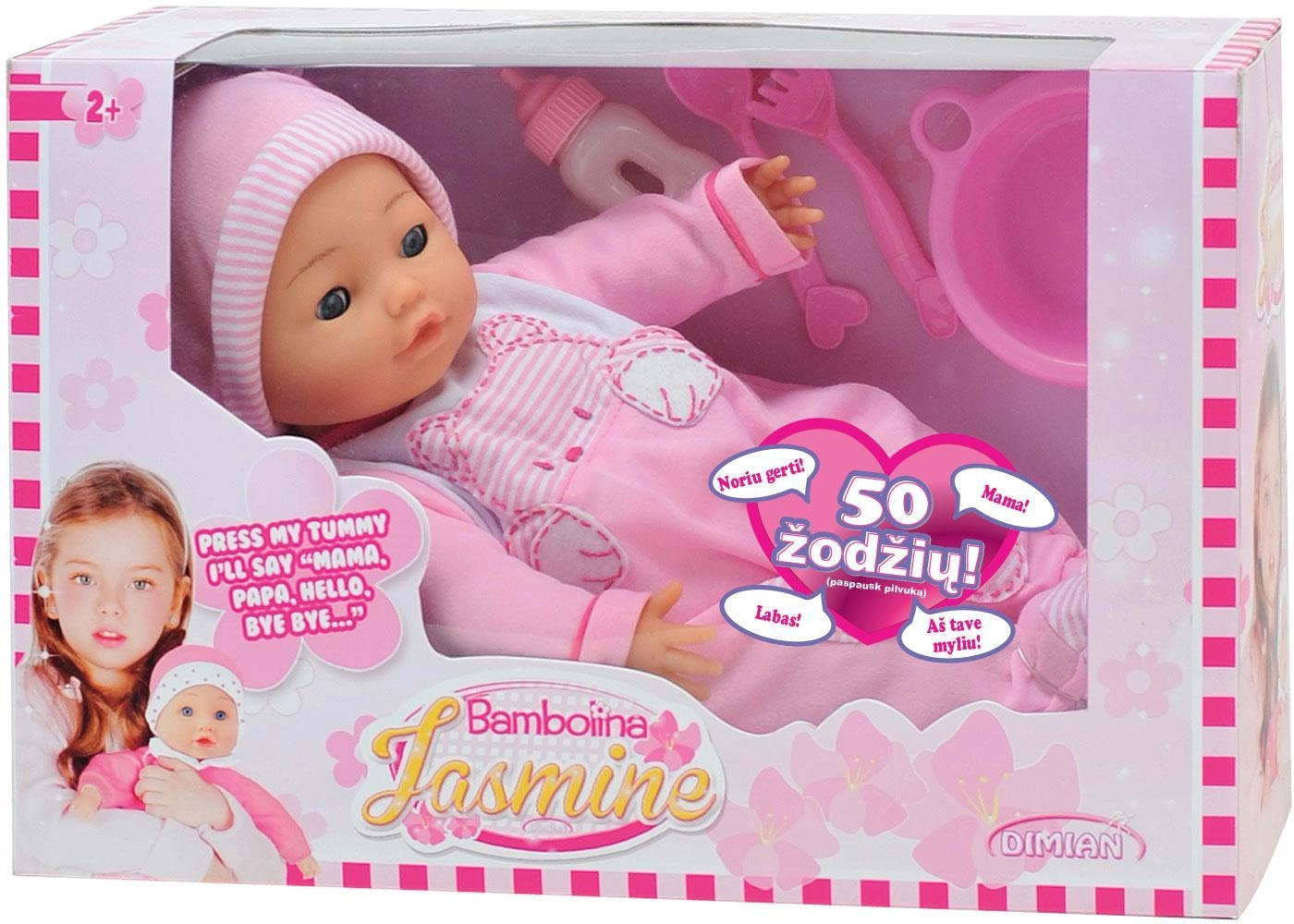 Smily BAMBOLINA kalbanti lėlė Jazminas GXP-537694