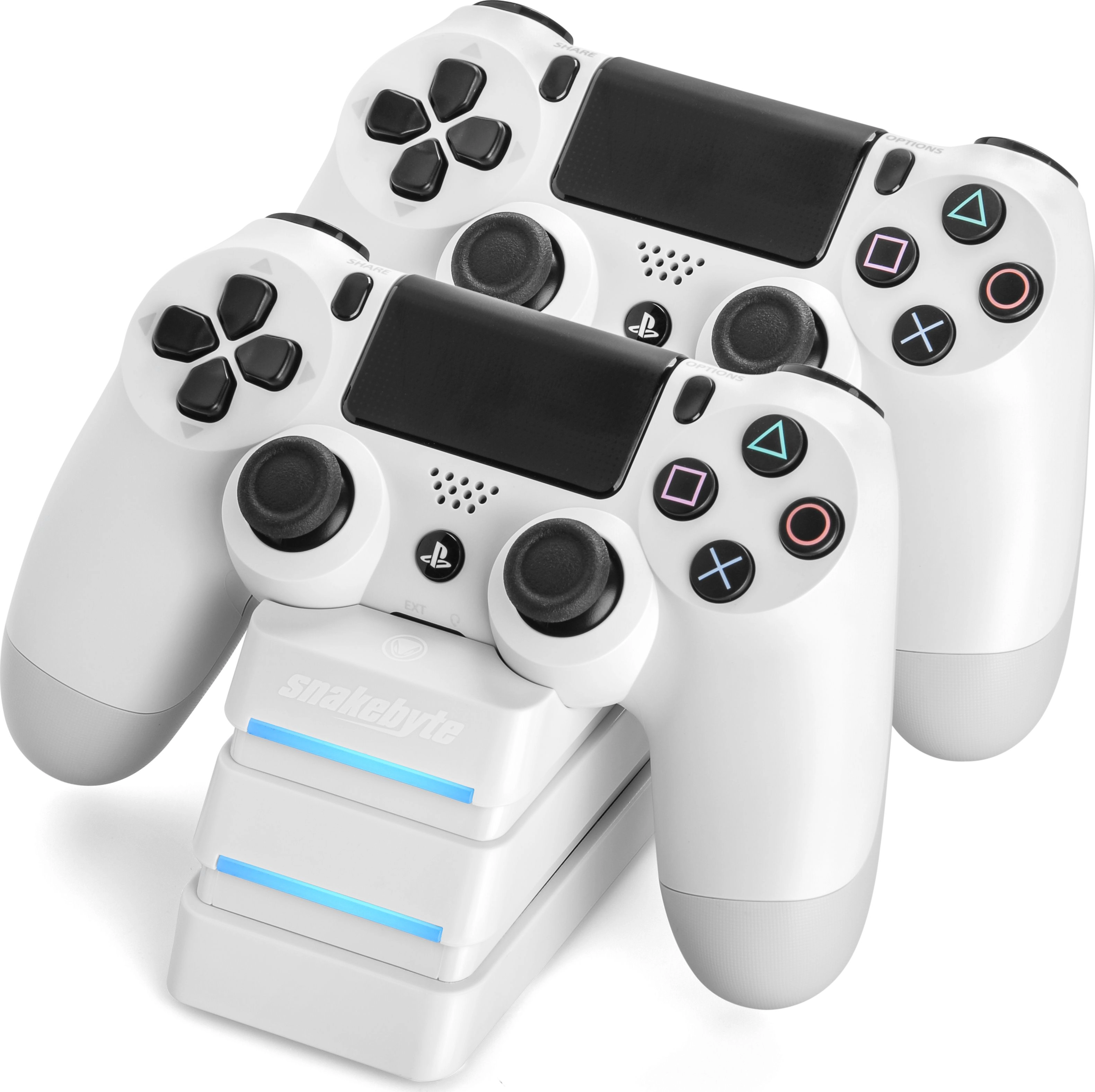 FLASHPOINT 600786 spēļu kontrolierīce Balts Spēļu paliktnis Analogā / digitālā PlayStation 4